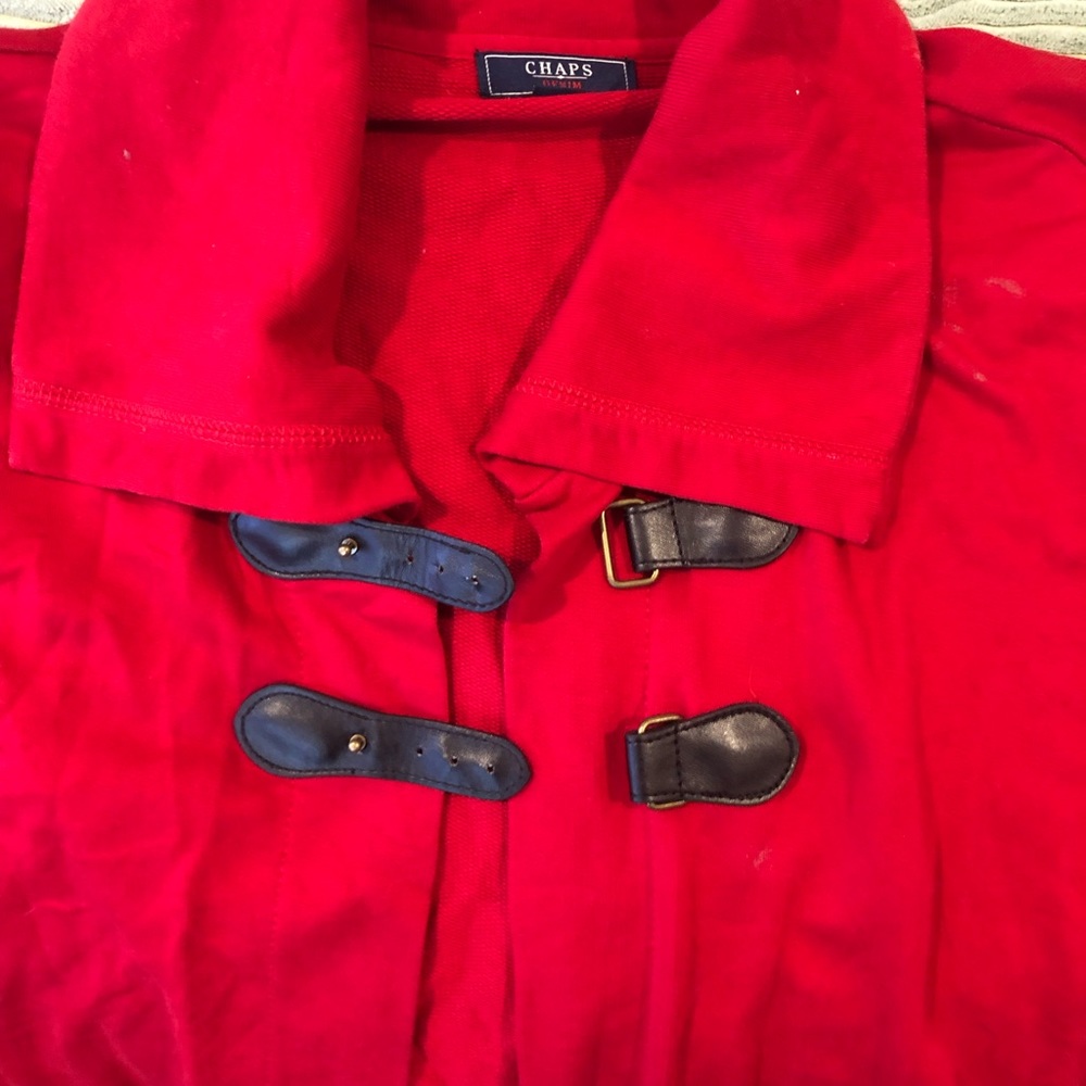 Cozy red Chaps jacket